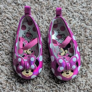 Disney Minnie Mouse Pink Baby Shoes